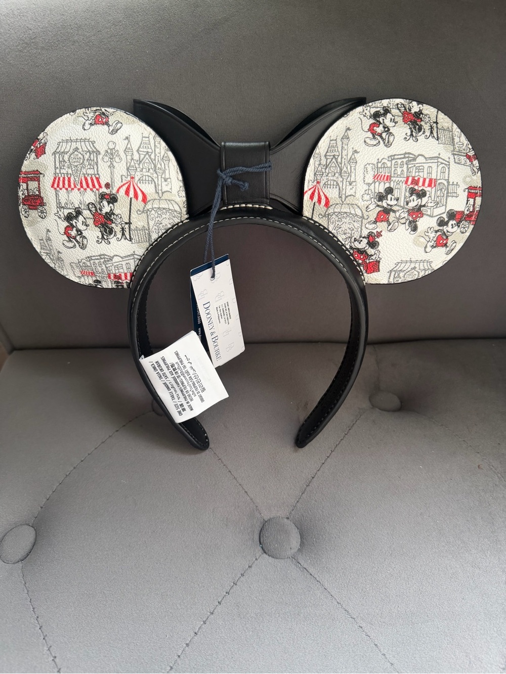 Disney Mickey Dooney and Burke Ears- Red & Black - Picture 3 of 7